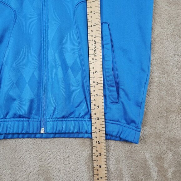 Nike Air Jordan Jumpman Warm Up Track Suit Top Basketball Youth Size M Teen Blue - Picture 4 of 10